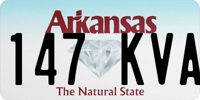 AR license plate 147KVA