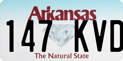 AR license plate 147KVD