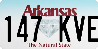 AR license plate 147KVE