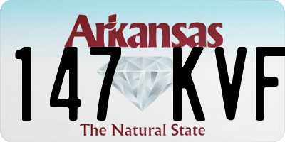 AR license plate 147KVF