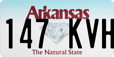 AR license plate 147KVH