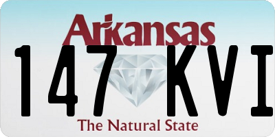AR license plate 147KVI