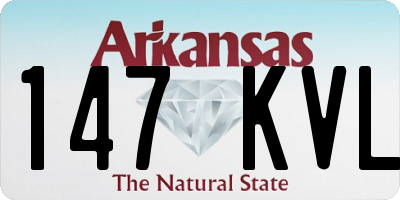 AR license plate 147KVL