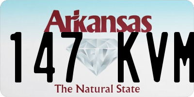AR license plate 147KVM