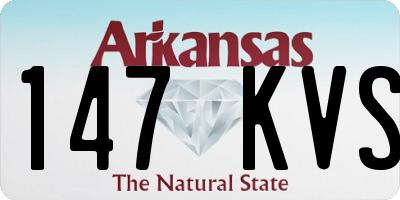 AR license plate 147KVS