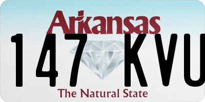 AR license plate 147KVU