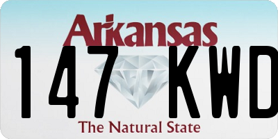 AR license plate 147KWD