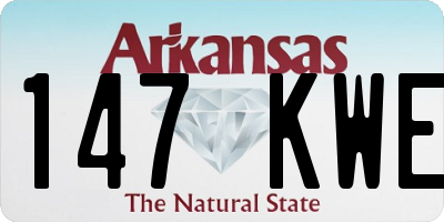 AR license plate 147KWE