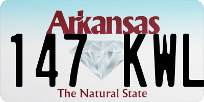 AR license plate 147KWL