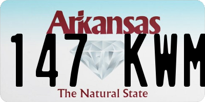 AR license plate 147KWM