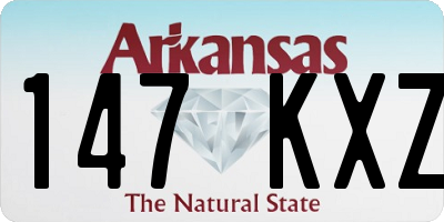 AR license plate 147KXZ