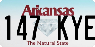 AR license plate 147KYE