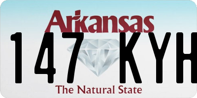 AR license plate 147KYH