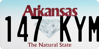 AR license plate 147KYM