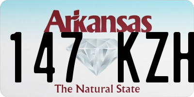 AR license plate 147KZH