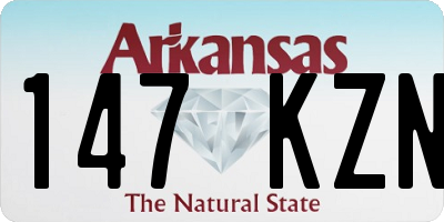 AR license plate 147KZN