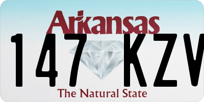 AR license plate 147KZV