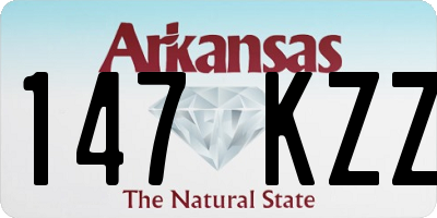 AR license plate 147KZZ