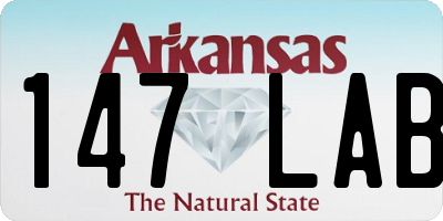 AR license plate 147LAB