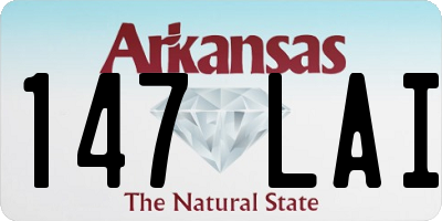 AR license plate 147LAI