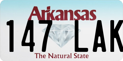 AR license plate 147LAK