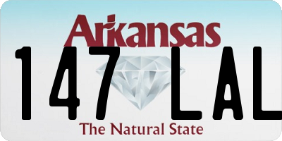 AR license plate 147LAL