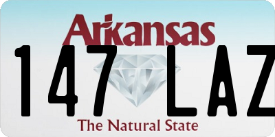 AR license plate 147LAZ