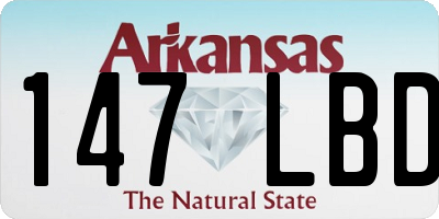 AR license plate 147LBD