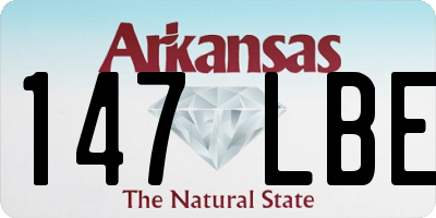 AR license plate 147LBE