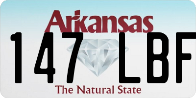 AR license plate 147LBF
