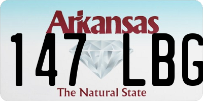 AR license plate 147LBG