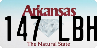 AR license plate 147LBH