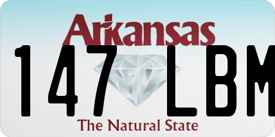AR license plate 147LBM