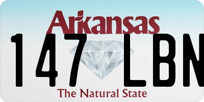 AR license plate 147LBN
