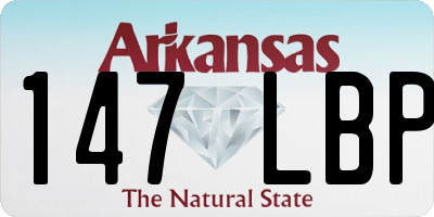 AR license plate 147LBP