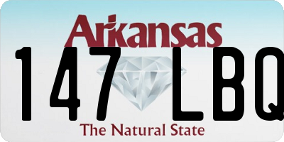 AR license plate 147LBQ