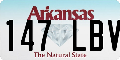 AR license plate 147LBV