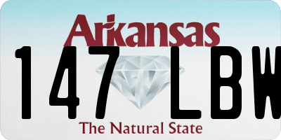 AR license plate 147LBW