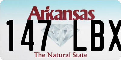 AR license plate 147LBX