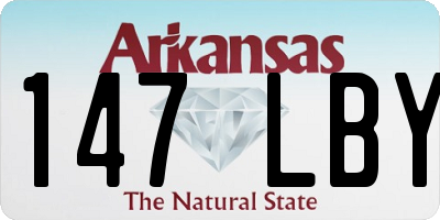 AR license plate 147LBY