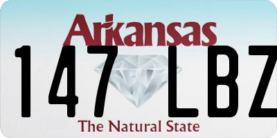 AR license plate 147LBZ