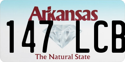 AR license plate 147LCB