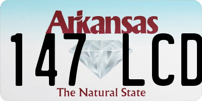 AR license plate 147LCD