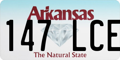 AR license plate 147LCE
