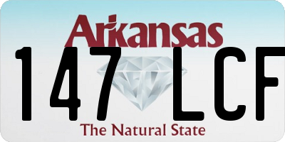 AR license plate 147LCF