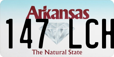 AR license plate 147LCH