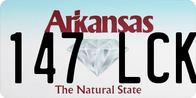 AR license plate 147LCK