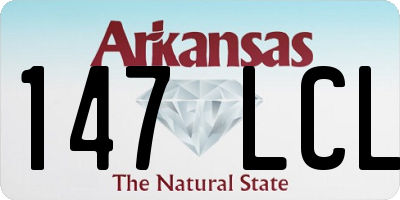 AR license plate 147LCL
