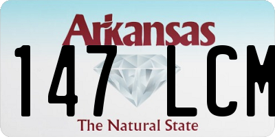 AR license plate 147LCM