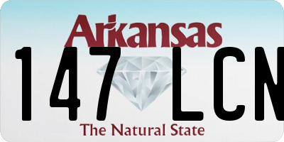 AR license plate 147LCN